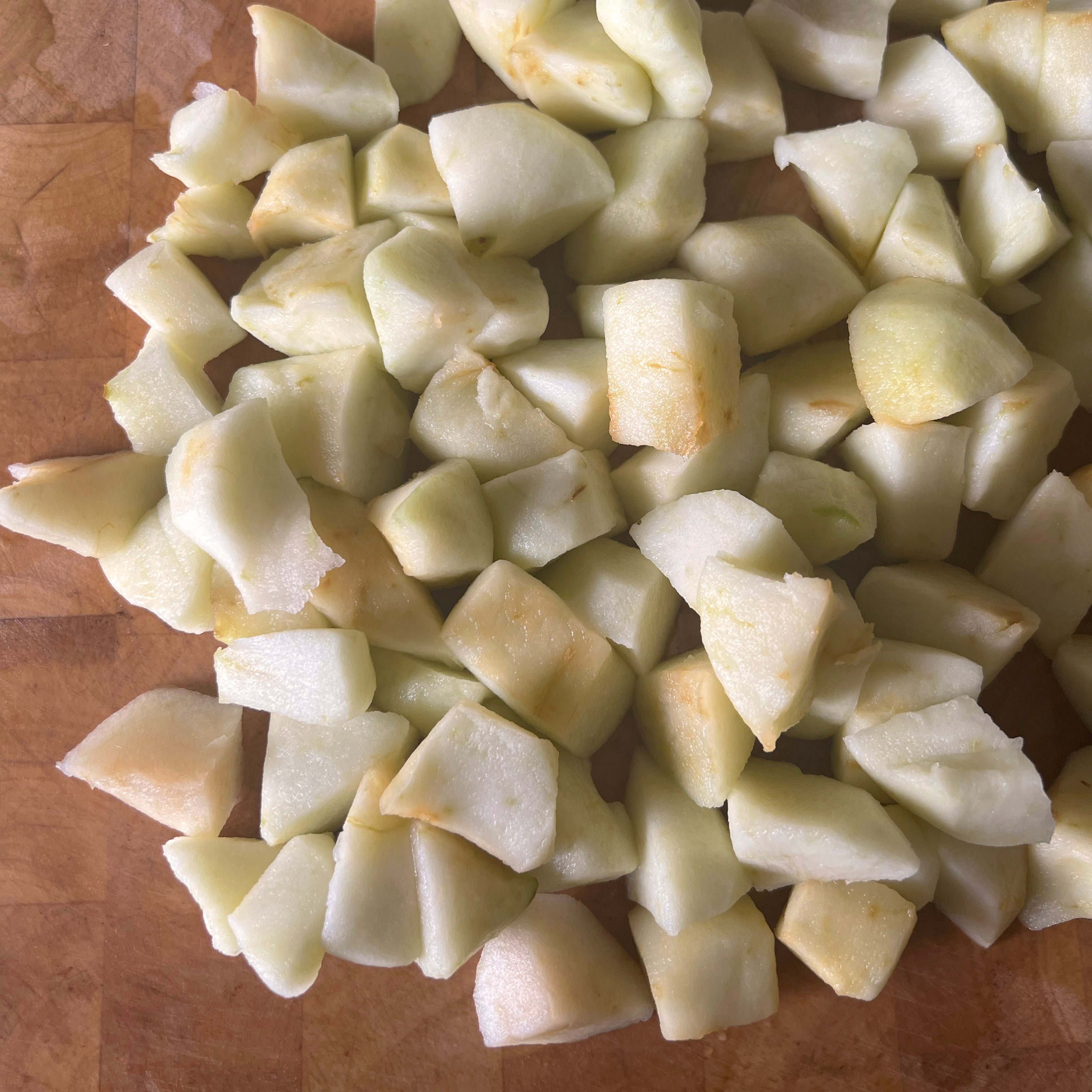 ingredients for a vegan apple cake 